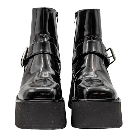 Jeffrey Campbell Wallie Chunky Platform Boots Shoes - Picture 4 of 13